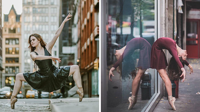Надихаючі портрети танцюристів балету на вулицях Нью-Йорка