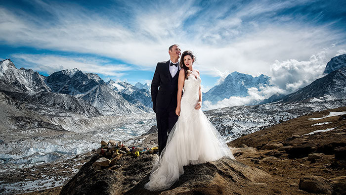 Екстремальне весілля на вершині Евересту