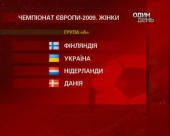 Визначилися суперники і жіночої футбольної збірної на Євро-2009