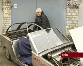 Український пенсіонер сконструював електромобіль