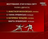 Українці вибороли 4 медалі на етапах Кубка світу з фехтування серед юніорів